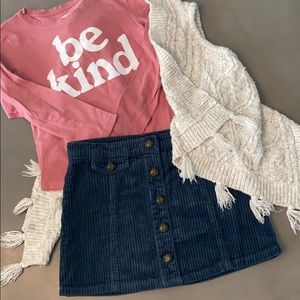Gymboree corduroy skirt